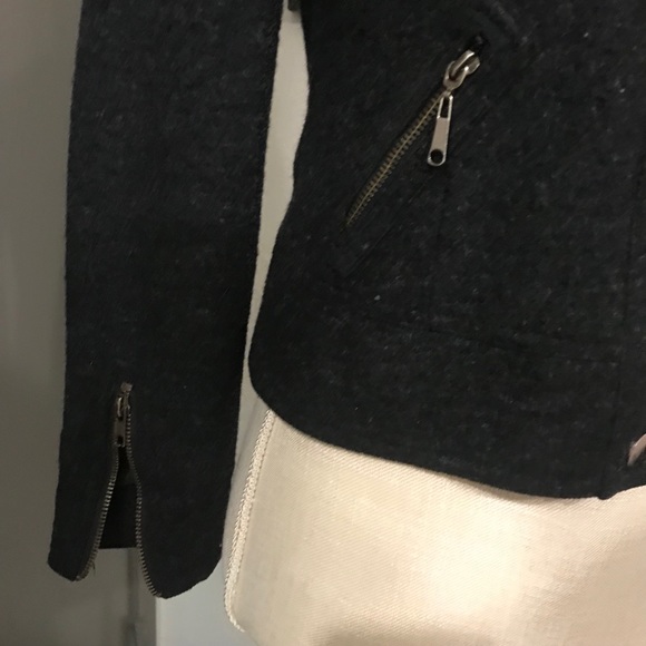 MING YUE High Neck Black Skinny Jacket - Picture 6 of 11